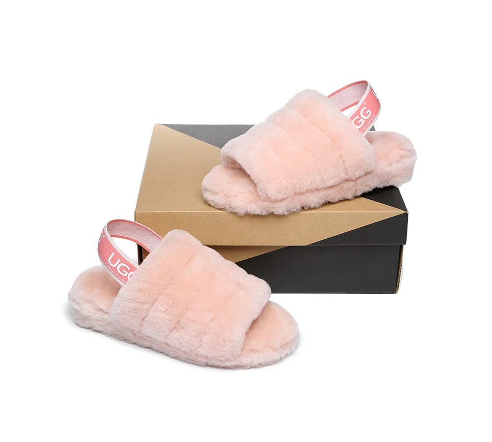 Women Fluffy Slides Puffy - Image 4