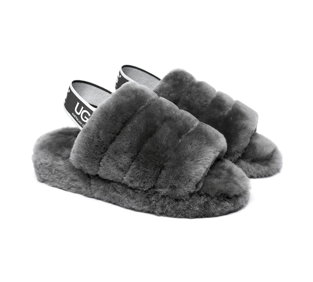 Women Fluffy Slides Puffy - Image 8